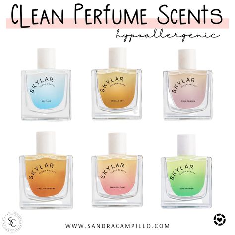 Skylar Perfume, Clean Perfume, Routine Tips, Beauty Routine Tips, Salt Air, Perfume Scents, Clean Scents, Fragrance Collection, Beauty Routine