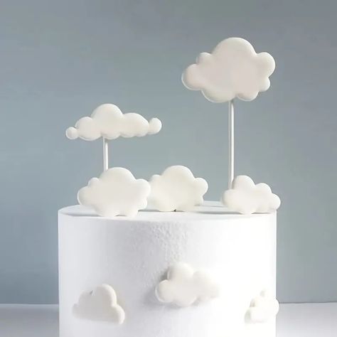 Cloud Cake Decor Topper Baking Decoration Creative Eva - Temu Cloud Birthday Cake, Baby Shower Questions, Birthday Cake Baking, Cloud Birthday, Star Cake Topper, Pastel Baby Shower, Cloud Cake, Birthday Cake Decoration, Baby Shower Cakes For Boys