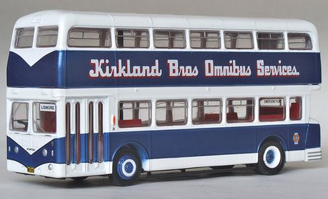 EFE Zone - Model 16530 - Kirkland Bros Leyland Atlantean MCW Double Deck Bus Double Deck Bus, Bus Camper, London Transport, Double Deck, Front View, Public Transport, Buses, Models