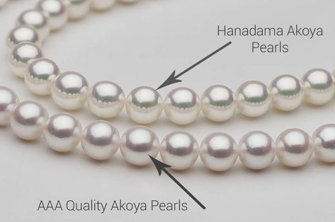 Hanadama Akoya Pearls - Ultimate Guide to Certified Hanadama Pearls - Pure Pearls Akoya Pearl Necklace, Buy Pearls, Golden South Sea Pearls, Chanel Pearls, Freshwater Pearl Jewelry, Long Pearl Necklaces, Saltwater Pearls, White Pearl Necklace, Pearl And Diamond Earrings