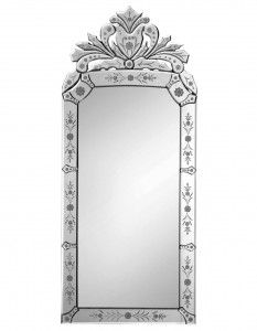 Long mirror Venetian Mirror, Etched Mirror, Wall Vanity, Regal Design, Modern Mirror, Rectangular Mirror, Venetian Mirrors, Framed Mirror Wall, Venetian Glass