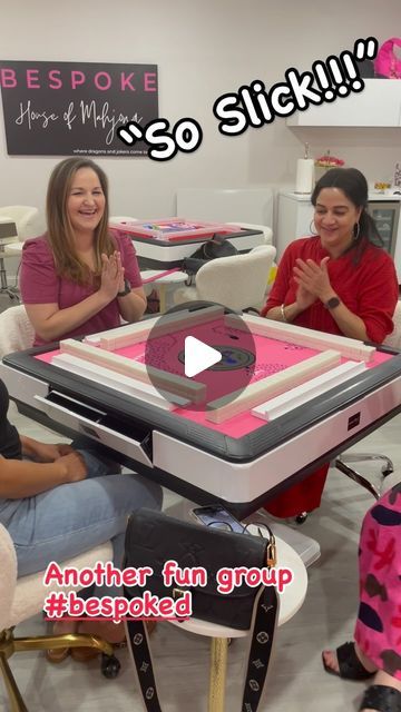 Bespoke Mahjong automatic mahjong table in various styles and options. Less time shuffling and building walls and more time playing mahjong. American Mahjong Diy Mahjong Table, Mahjong Table, Fun Group, Another Day, The House, Dallas, Bespoke, Funny, On Instagram