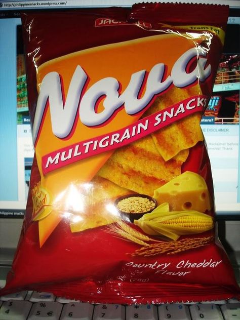 Nova Multigrain snack | Philippine snacks Nova Chips, Philippine Snacks, Filipino Snacks, Junk Food Snacks, Filipino Desserts, Cheese Tasting, Grocery Foods, Korean Language Learning, Food Snacks