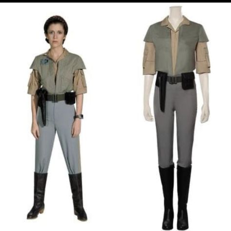 Leia Endor, Karneval Outfit, Star Wars Inspired Outfits, Star Wars Outfit, Jedi Outfit, Leia Costume, Belt Pants, Star Wars Fashion, Star Wars Outfits