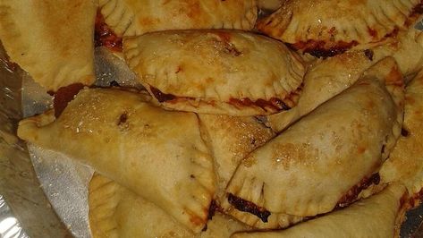 Jamaican Plantain Tarts Recipe | Allrecipes Plantain Tart Recipe, Jamaican Recipe, Mini Calzones, Plantain Recipes, Latin American Recipes, Tarts Recipe, Jamaican Dishes, Ripe Plantain, Dutch Oven Recipes