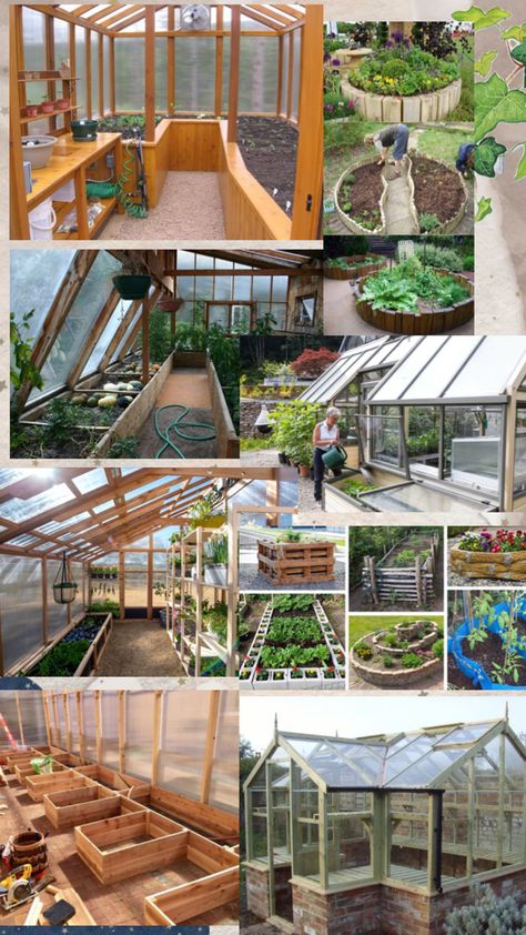 Possible greenhouse layout/materials Greenhouse Layout, Diy Mini Greenhouse, Interior Cottage, Garden Vertical, Garden Interior, Orange Garden, Yellow Garden, Red Garden, Vertical Gardening