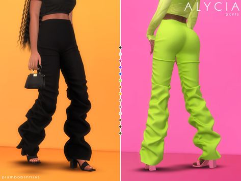 Sims 4 Cc Female Cargo Pants, Sims 4 Neon Clothes, Sims 4 Cc Stacked Jeans, Sims 4 Cc Baggy Cargo Pants, Sims 4 Stacked Pants, Sims 4 Cc Clothes Female Urban, Sims 4 Jobs, Y2k Girl, Sims 4 Black Hair