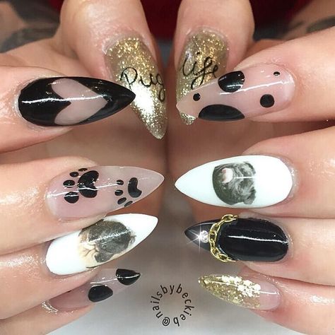 Ciate London, Pug Life, Swag Nails, Nail Ideas, Pug, Cute Designs, Nail Art Designs, Nail Designs, Nail Art