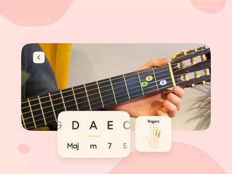 Music Learning App: AR Guitar Lesson Guitar App, Ar App, Learn Design, Amazing Websites, Music Learning, Mobile Interface, Music App, Game Ui, App Ui