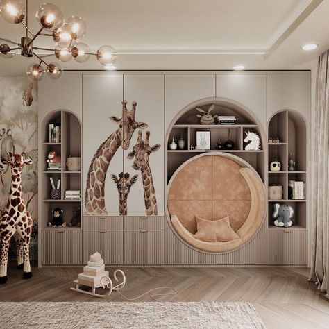 CIRCULAR SHAPES IN KIDS' ROOMS - Kids Interiors Kids Room Wardrobe Design, Modern Kids Room Design, Kids Bedroom Furniture Design, Modern Kids Room, Kids Bedroom Inspiration, Kids Room Furniture, Kids Bedroom Designs, Kids Bedroom Design, Traditional Fireplace