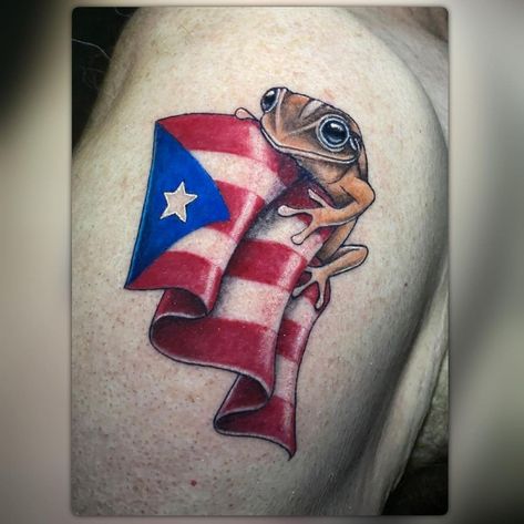 Pr Flag Tattoo, Puerto Rico Frog Tattoo, Puerto Rican Coqui Frog Tattoo, Puerto Rican Flag Tattoo For Women, Coqui Frog Drawing, Puerto Rican Frog Tattoo, Coqui Frog Tattoo Puerto Rico, Coqui Tattoo Puerto Rico, Coqui Frog Tattoo