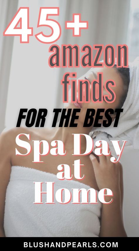 45+ Amazon Finds For The Best Spa Day At Home #UsefulGadgets Home Spa Must Haves, Home Spa Essentials, Beauty Tools Must Have, At Home Spa Day Ideas, Amazon Self Care, Self Care Must Haves, Relaxation Tools, Home Amazon Finds, Spa Items