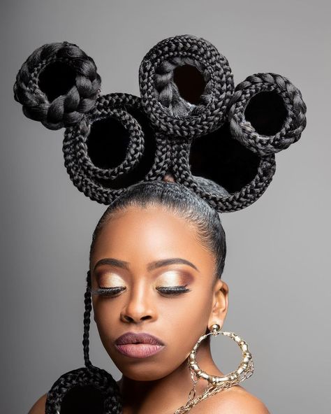 Be-YOU-tiful. Hair by: @kottonkandie_styles Model: @sarahojakes Photog: @chrisaaronphotography Curl Inspiration, Hairstyle Reference, Hair Expo, Be You, Dramatic Hair, Hair Crown, Hair Photography, Editorial Hair, African Hair