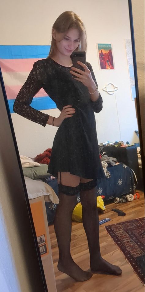 Trans Outfit Ideas, Transwomen Fashion, Transfem Aesthetic, Transfem Outfits, Transgender Outfits Ftm, Trans Women Fashion, Transfemme Fashion, Transgirl Outfits, Trans Femme Fashion