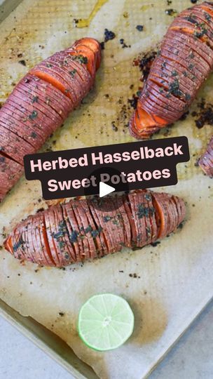 Hasselback Sweet Potatoes, Hasselback Potatoes, Fall Vegetables, No Regrets, Potatoes Recipe, Sweet Potato Recipes, Veggie Sides, Roasted Vegetables, Sweet Potatoes