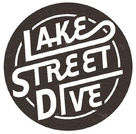 Lake Street Dive band music logo Lake Street Dive Poster, Dive Bar Logo, Band Logo Ideas, Lake Street Dive, Lake Logo, Band Logo Design, Post Rock, Branding Inspo, Bar Logo