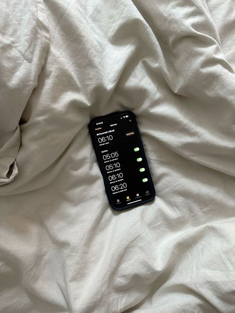 apple iphone bed iphone15 iphoneinbed alarm newday aesthetic appleaesthetic darkaesthetic Phone In Bed Aesthetic, Phone On Bed Aesthetic, Early Morning Alarm Clock Aesthetic, Early Alarms Aesthetic, Alarm Clock Bed, Alarm Vision Board, Alarm Clock Aesthetic Phone, 6am Clock Aesthetic, 7am Alarm Clock Aesthetic