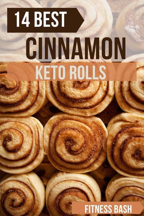 14 Best Keto Cinnamon Rolls Recipe Ever! - Fitness Bash Sweet Keto Breakfast, Keto Cinnamon Roll, Cinnamon Roll Recipes, Easy Cinnamon Rolls, Healthy Cinnamon Rolls, Keto Breakfasts, Keto Cinnamon, Keto Cinnamon Rolls, Sugar Free Baking