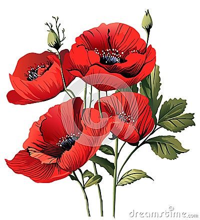 red-poppies-flowers-beautiful-papaver-rhoeas-poppy-corn-poppy-corn-rose-field-poppy-flanders-poppy-red-poppy-herbaceous-species-flowering-plant-watercolor-holiday-decoration-birthday-gifts-presents-american-traditional-anniversary-memory Rose Field, Flanders Poppy, Floral Sketches, Papaver Rhoeas, Corn Poppy, Plant Watercolor, Watercolor Holiday, Romantic Cards, Watercolor Plants