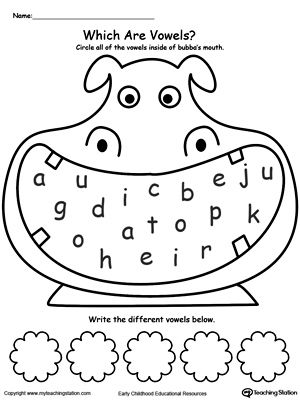 *FREE* Vowels Worksheet. Use this printable worksheet to help children identify which letters of the alphabet are vowels. Phonics Vowels Activities, Vowel Practice Kindergarten, Vowels Worksheet For Preschool, Vowels Activity For Kindergarten, Vowels In English, Vowels Printable, Vowel Sounds Worksheets, Vowels Activities, Vowels Kindergarten