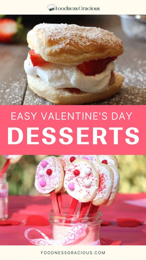 Create these adorable heart-shaped cream puffs for your Valentine's Day celebration. Made with Pillsbury Grands Biscuits, these treats are filled with smooth vanilla cream and topped with fresh strawberries for the perfect balance of flavors. Make these sweet and simple desserts to share with your loved ones. Heart Cream Puffs, Valentines Day Treats To Make, Valentine Desserts Easy, Valentine’s Day Recipes, Valentines Themed Food, Desserts To Share, Quick Yummy Desserts, Valentines Day Dessert, Pillsbury Cookie Dough