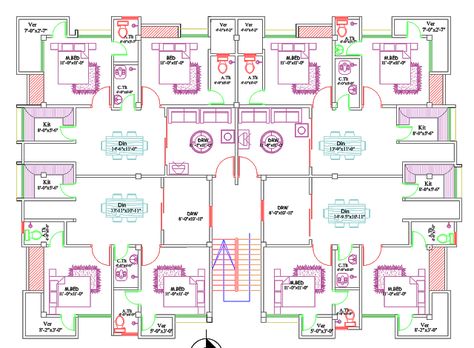 3 Storey Commercial Building Floor Plan | 80 x 60 - First Floor Plan Commercial Building Floor Plan, Building Floor Plan, Commercial Building Plans, Flat Plan, Floor Plan With Dimensions, Building Design Plan, Office Floor Plan, Luxury Floor Plans, First Floor Plan