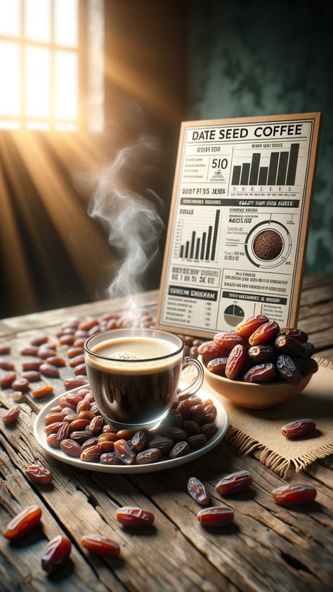 Morning rituals redefined with date seed coffee! Learn how this brew boosts energy and health as you start your day. #MorningBoost #DateSeedDelight Date Seed Coffee, Date Seeds, Dates Benefits, Coffee Alternative, Coffee Benefits, Energy Boost, Cup Of Joe, Caffeine Free, Flavor Profiles