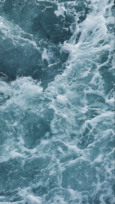 Blue Background Ocean, Ocean Wave Aesthetic, Ocean Phone Wallpaper, Sea Waves Photography, Ocean Wave Wallpaper, Ocean Waves Background, Ocean Waves Aesthetic, Water Wallpaper, Waves Photography