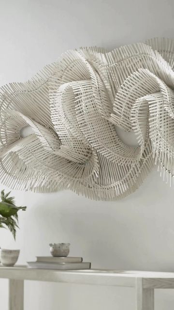 PALECEK on Instagram: "From pole rattan to hardwood, fossilized clam shells, and hand-carved coconut beads, we are firm believers in the artisanal beauty of natural materials.⁣ Discover our latest introductions like the Miramar Wall Decor, whose radiating rattan structure creates unbelievable three-dimensional shape and movement. #Palecek #notmassmanufactured #superiorquality #home #designhouse #interiordesigner #superiorcraftsmanship #furniture #furnituredesign #interiordesign #interiors #walldecor" Shell Carving, Clam Shells, Three Dimensional Shapes, Coastal Wall Decor, Handcrafted Furniture, Abstract Art Inspiration, Chalk White, Hand Crafted Furniture, Metal Rings