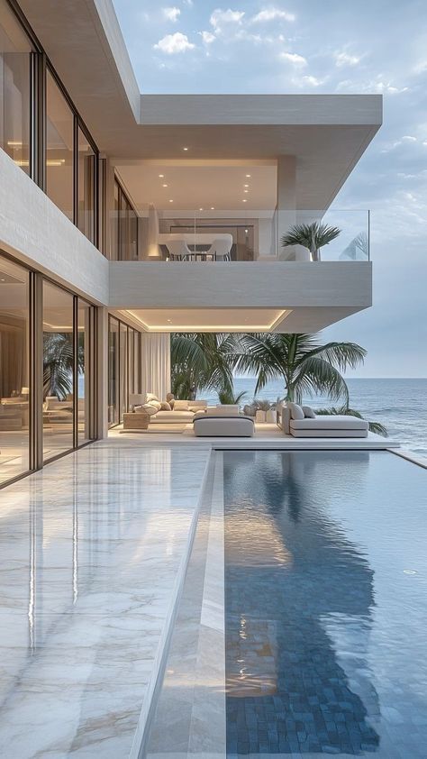 Billionaire Style, Luxury Pool House, Luxury Mindset, Business House, Luxury Beach House, Best Modern House Design, Dream Life House, Modern House Facades, Mindset Motivation