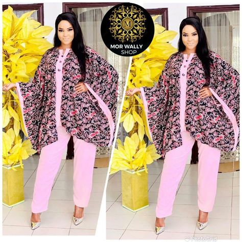 Chiffon Materials Styles In Nigeria, Latest Chiffon Top And Trousers, Shirt And Trousers Women Chiffon Nigeria, Chiffon Top And Trouser In Nigeria, Chiffon Kimono Jacket Nigeria, Chiffon Top Styles In Nigeria, Chiffon Top Styles, African Print Jumpsuit, Curvy Casual Outfits