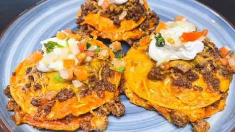 Enchilada Stack, Stacked Enchiladas, Easy Mexican Dishes, Ground Beef Enchiladas, Beef Enchilada, Easy Ground Beef, Mexican Dish, Enchiladas Recipe, Ground Beef Tacos