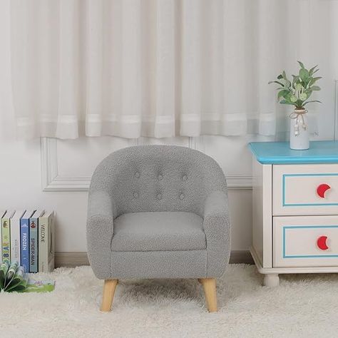 Amazon.com: Kids Sofa Chair/Small Toddler Sofa Chair/Velvet Upholstered Kids Sofa Couch/Big Kids Couch with Wooden Legs for Children Gift (Gray) : Home & Kitchen Toddler Sofa Chair, Toddler Sofa, Kids Sofa Chair, Kids Couch, Kids Sofa, Small Chair, Wooden Leg, Sofa Chair, Big Kids