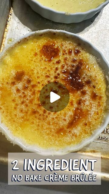 Sarah M Lasry - EASY RECIPES  & TRAVEL on Instagram: "2 Ingredient NO BAKE Crème Brûlée 

⭐️next level HACK⭐️ OMG I am in shock how good this actually came out and it worked! 

When my friend @margalitlankrydesigns (a lover of all crème brûlée like me, send me @noflakeysalts reel of him trying this out - I just KNEW - this has to be TESTED for REAL! 

And let me tell ya - soooo did not disappoint. 
NO WATER BATH, is a dream! 

Basically you take 1 pint of Vanilla ice cream (I love the @hagendaaz Vanilla Bean ) and 6 large egg yolks and you make magic.
 I doubled the recipe and it made 6 large ramekins 

Directions: 
Melt the ice cream on a low flame.
who’s the egg yolks and then slowly add them to
The melted cream whisking very well.
Higher the flame to medium and whisk for a good 10 minut Creme Brulee Recipe, In Shock, 2 Ingredient, How To Double A Recipe, Collagen Peptides, Bone Health, 2 Ingredients, Vanilla Ice Cream, Something Sweet