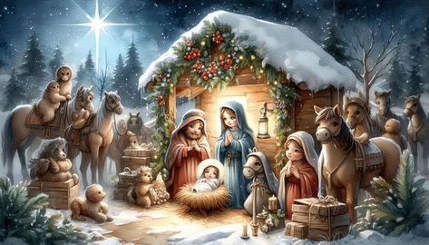 Free Printable Clipart | Some "cute" nativity scenery  | Facebook Christmas Nativity Images, Nativity Scene Pictures, Nativity Clipart, Cover Wallpaper, Christmas Nativity, Nativity Scene, Printable Image, Free Christmas, Nativity