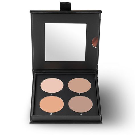 #1 Must Have For Spring! NEW! Cover FX Cream Contour Kit P Light-Medium $48.00 Features four ultra-blendable shades of pro contouring favorite Total Cover Cream Foundation + Cream Highlighter! Also included is a step-by-step instruction card to ensure perfect results! Combines 4 perfect shades in a cream texture to highlight, illuminate and contour. Defined Cheekbones, Light Contour, Best Contouring Products, Facial Bones, Light Contouring, Bone Structure, Real Skin, Makeup List, Cream Texture