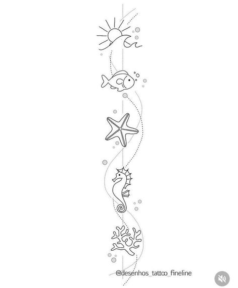 Small Beach Tattoos, Starfish Tattoo, Tattoos 2024, Cupid Tattoo, Illusion Tattoos, Optical Illusion Tattoos, Mermaid Tattoo Designs, Behind Ear Tattoos, Snow Flake Tattoo