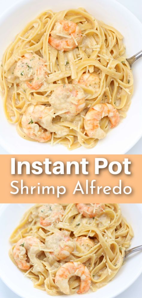 Shrimp Alfredo Instant Pot, Food Instant Pot, Instant Pot Shrimp, Instant Pot Pasta Recipe, Pot Recipes Healthy, Shrimp Alfredo, Pot Recipes Easy, Healthy Instant Pot Recipes, Alfredo Recipe