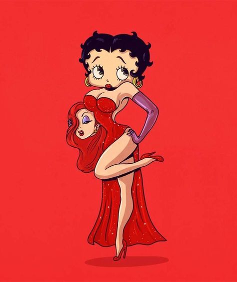 Alex Solis, Mystic Messenger Memes, Rabbit Drawing, Betty Boop Art, Betty Boop Cartoon, Betty Boop Pictures, Jessica Rabbit, Cultura Pop, Iconic Characters