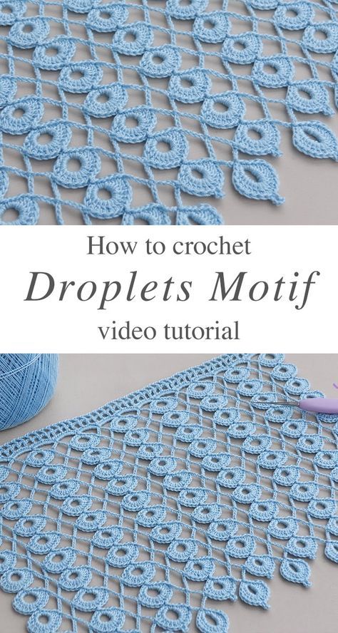 Crochet Droplets Motif: Crafting Elegance - CrochetBeja Crochet Net Curtains, Crochet Netting Pattern, Knitting Flowers Free Pattern, Elegant Crochet Patterns, Crochet Lace Patterns Free, Crochet Curtains Free Pattern, Crochet Motif Patterns Free, Crochet Thread Patterns Free, Craft Patterns Free