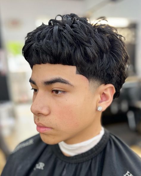 Edgar Low Taper Fade, The Edgar Haircut, Edgar Haircut Straight Hair Men, Low Taper Fade Haircut Straight Hair Men, Straight Hair Edgar, Edgar Mid Taper, Fluffy Edgar Haircut Straight Hair, Edgar Burst Fade, Boy Faded Haircut