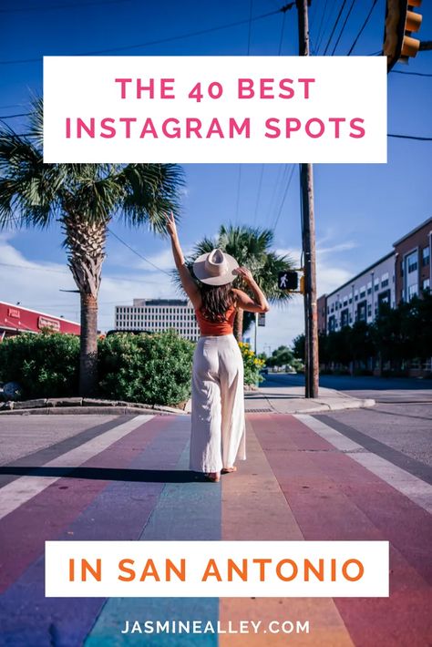 Looking for Instagrammable places in San Antonio? I've compiled a list of the top 40 photo locations in San Antonio, Texas. So if you're looking for things to do in San Antonio, look no further! From murals and San Antonio missions to the prettiest cafes and best parks, you'll find it all here! These forty carefully selected photo spots are all unique and beautiful places in San Antonio that you won't want to miss. #sanantonio #travel #instagram #texas San Antonio Travel, San Antonio Things To Do, San Antonio Vacation, San Antonio Photography, San Antonio Missions, Stretching For Beginners, San Antonio Riverwalk, Increasing Flexibility, Texas Photo