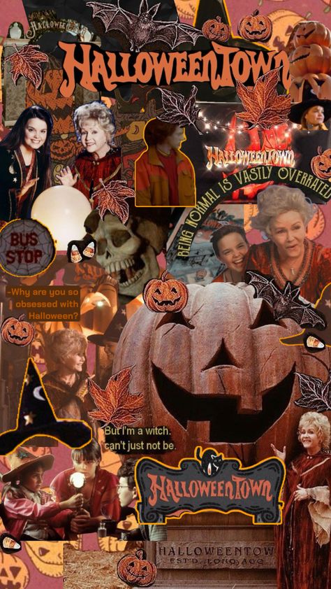 Halloweentown!! #halloweentown #halloween #halloweenaesthetic #halloweentowncollage #halloweencollage Halloweentown Wallpaper, Halloween Wallpaper Backgrounds, Fall Inspo, Halloween Movies, Autumn Cozy, Halloween Town, Halloween Wallpaper, Girl Falling, Fall Vibes