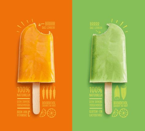 SPRICE Is the Refreshing Ice Treat You Need For Summer | Dieline Infographic Food, Social Medi, Food Infographic, Food Branding, Food Graphic Design, Food Poster Design, Food Ads, Treat You, Food Poster