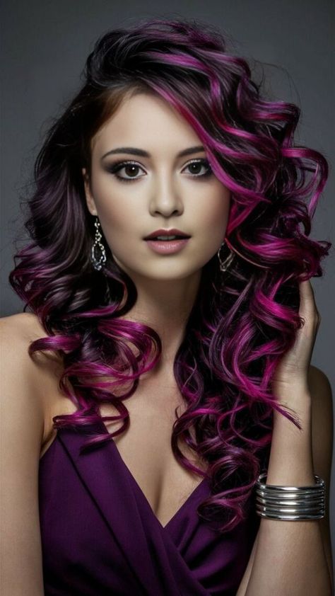 Dark Plum Hair Color, Plum Hair Color Ideas, Dark Plum Hair, Plum Hair Color, Dimensional Hair Color, Schwarzkopf Hair Color, Hair Color Plum, Best Hair Care, Plum Hair