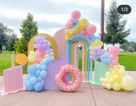 Candy Theme Birthday Party, Candy Land Birthday Party, Minnie Birthday Party, Candy Birthday Party, My Little Pony Party, Candyland Birthday, Candyland Party, Birthday Party Theme Decorations