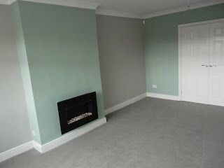 The color grey carpet I want in the master bedrooms.. Farrow And Ball Green, Mint Living Rooms, Mint Bedroom, Colour Study, Modern Country Style, Farrow And Ball, Carpet Styles, Green Carpet, Best Carpet