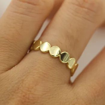 VicStoneNYC Fine Jewelry | Designer Collection | Wolf & Badger Nyc Jewelry, Dot Ring, Gold Color Ring, Fine Gold Jewelry, Logo Gifts, Modern Flat, Gold Alloys, Solid Gold Ring, Local Jewelry