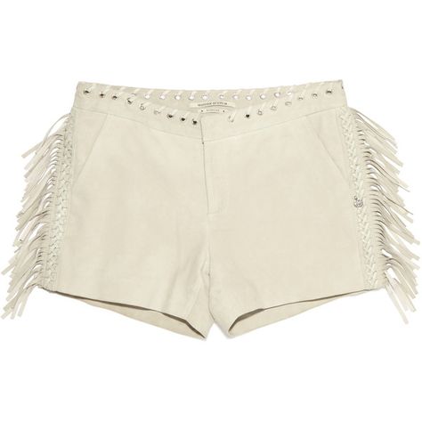 Fringe Shorts, Suede Shorts, Short Fringe, Zipper Shorts, Popsugar Fashion, Suede Fringe, Popsugar, Scotch, White Shorts