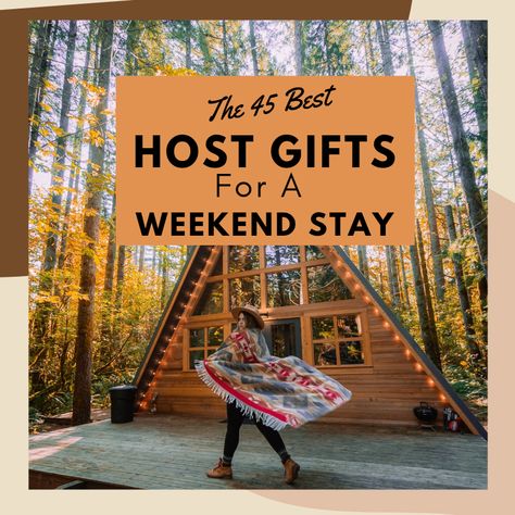 Cabin Gift Basket, Cabin Trip Gift Bags, Hostess Gift Ideas House Guests, East Coast Mountains, Weekend Getaways For Couples, Cabin Weekend, Cabin Gifts, Visit Denver, Cute Cabins